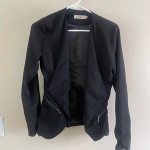 Black fitted blazer from Nordstrom